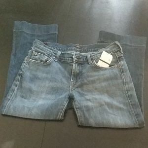 7 for all mankind crop jeans